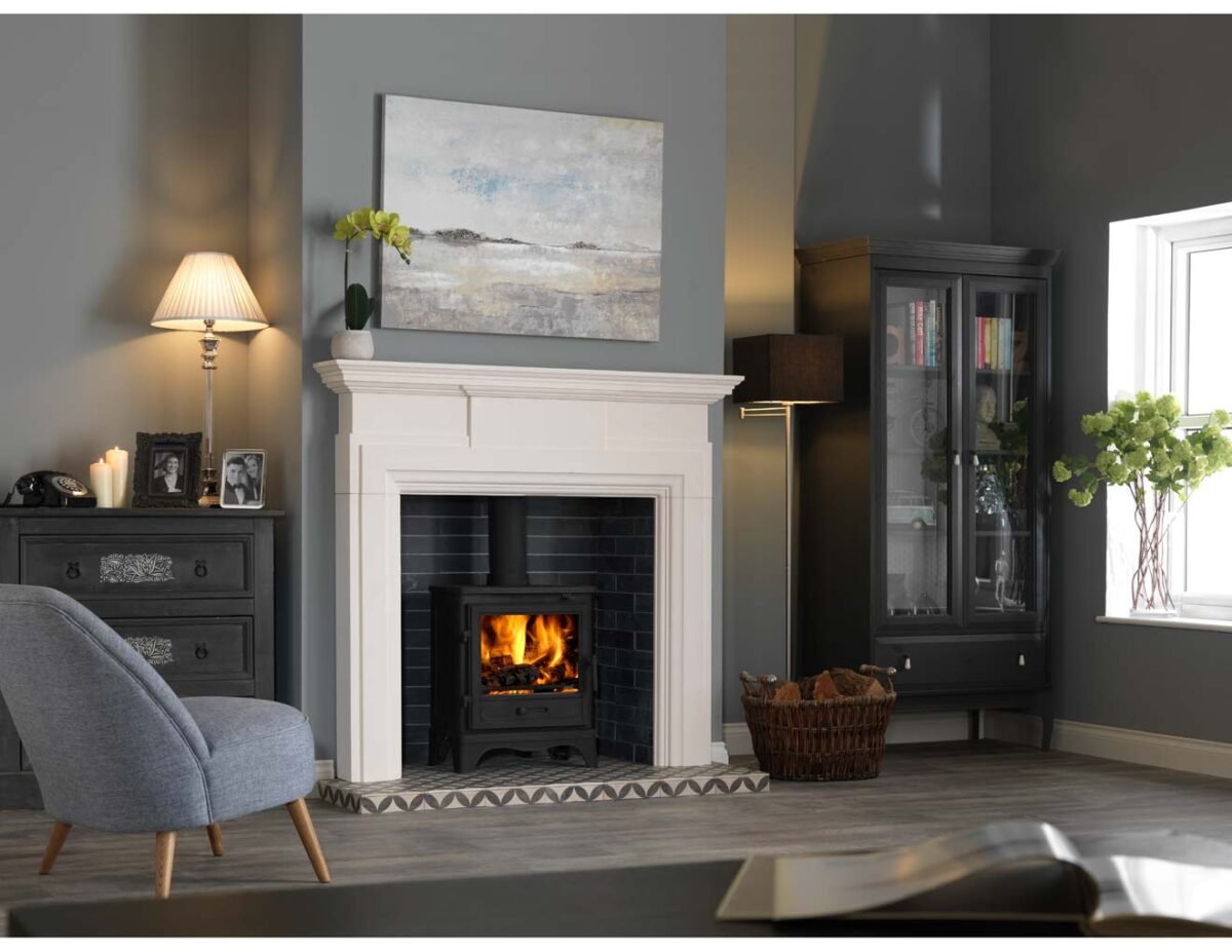 Bassington 5kW Stove Matt Black or Warm White - Image 3