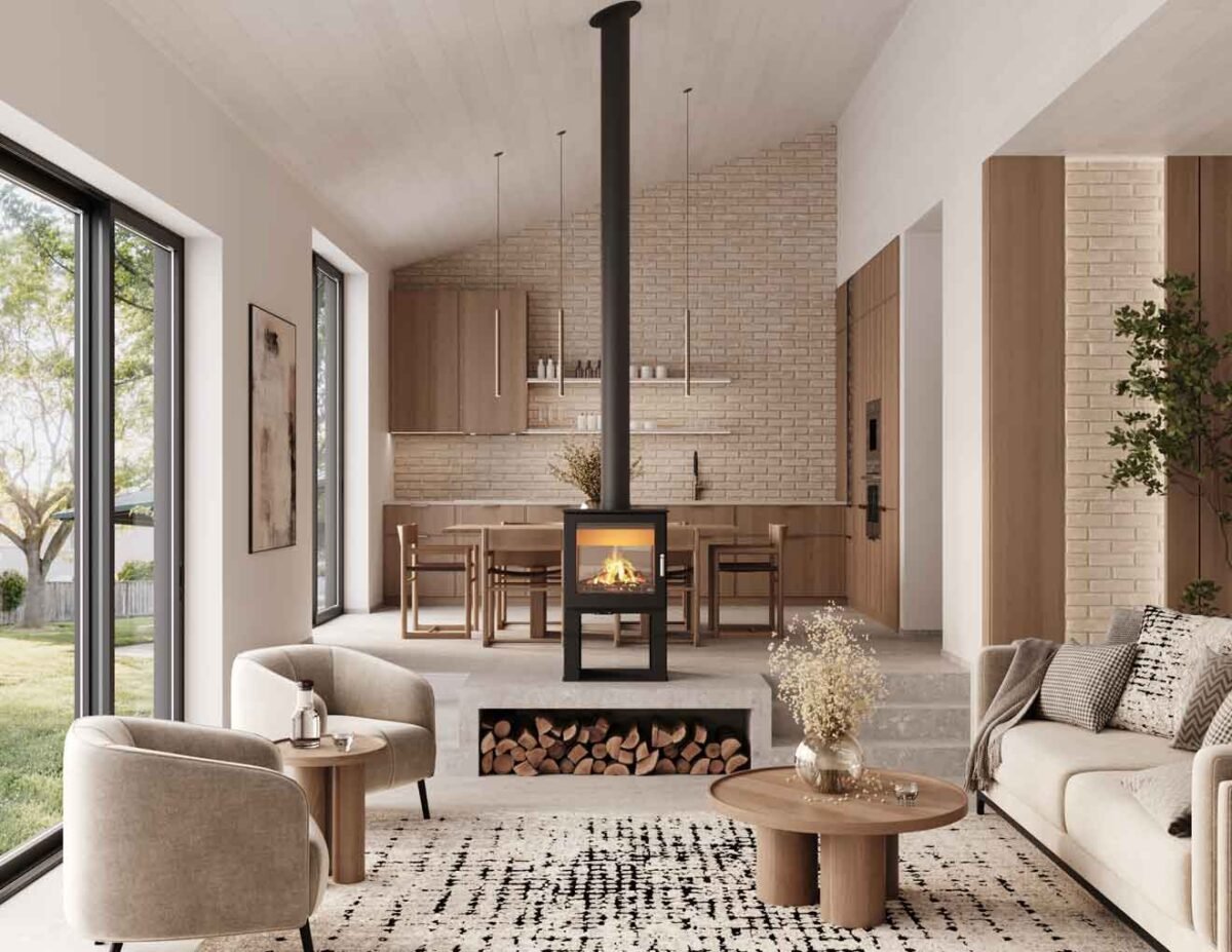 Mendip Woodland 8kW Double Sided Stove - Image 2