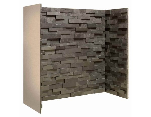 Staggered Black Slate Chamber