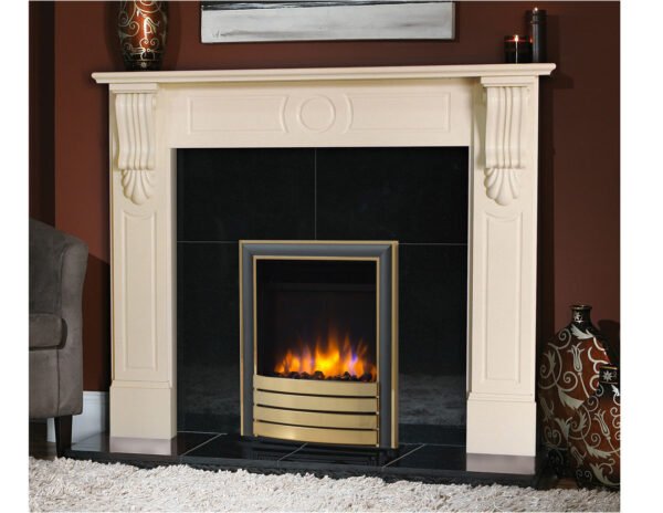Victorian Corbel Incised Fireplace